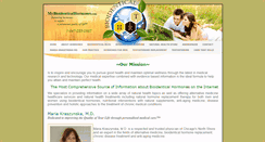 Desktop Screenshot of mybioidenticalhormones.com