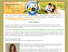 Tablet Screenshot of mybioidenticalhormones.com